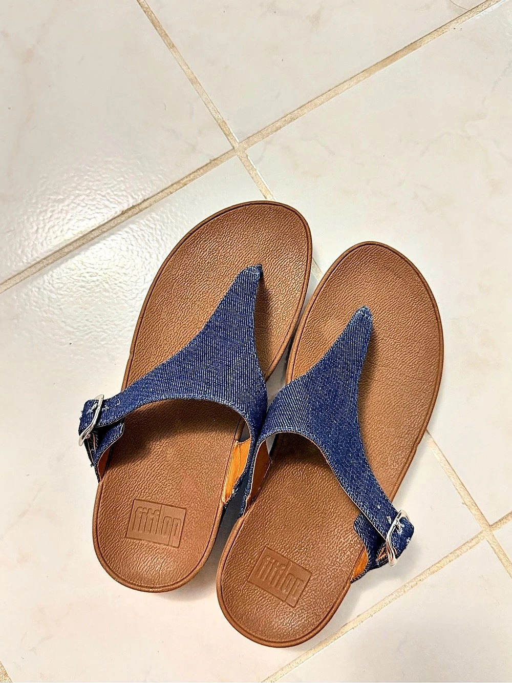 FitFlop Gen-FF Max Buckle Dark Denim Sandals